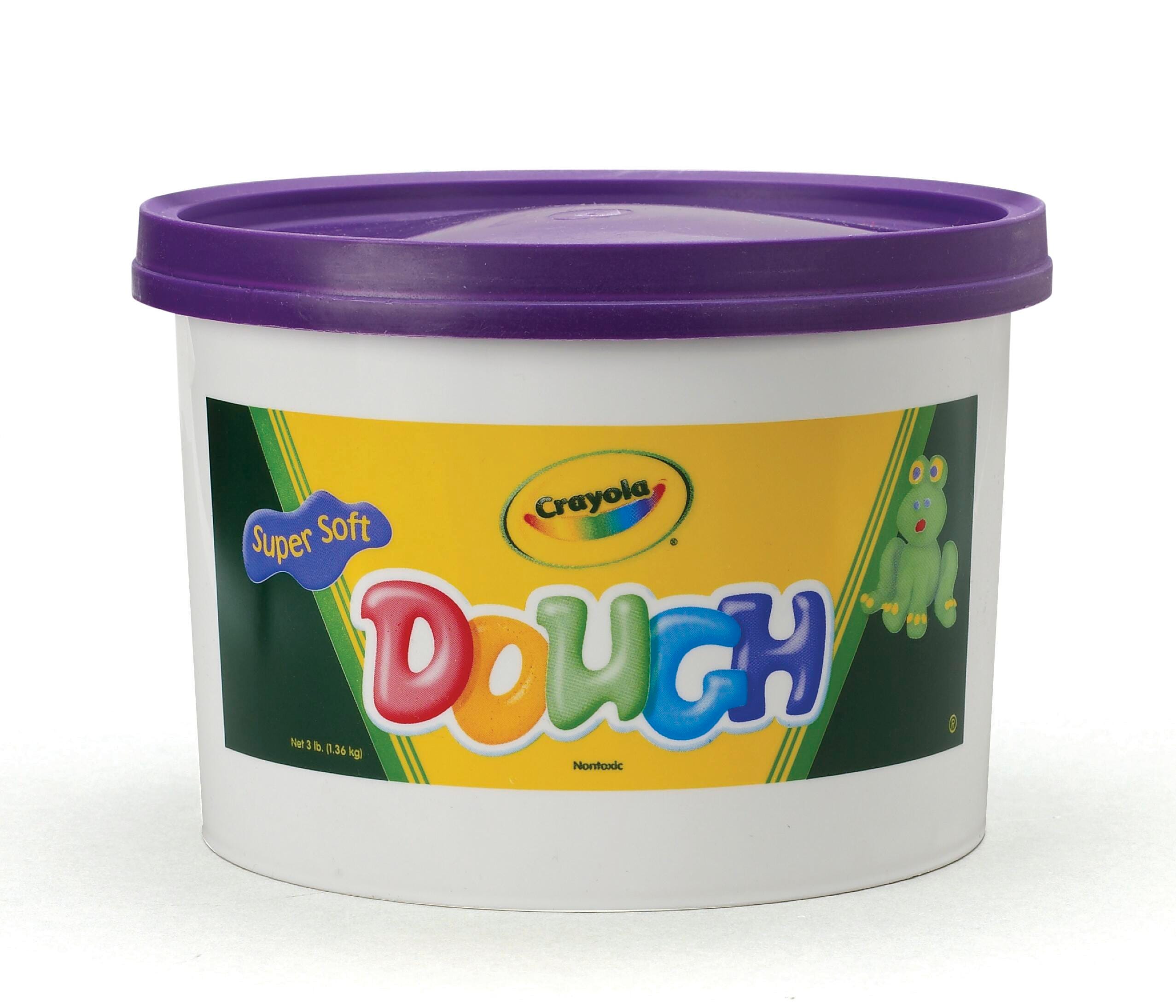Crayola Non-Toxic Modeling Dough, 3 lb Pail, Purple